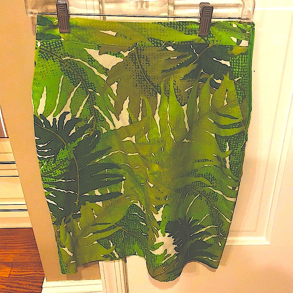 #Anthropologie #VanessaVirginia #leaf #skirt #Spring #likenew